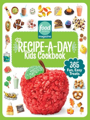 cover image of Food Network Magazine the Recipe-A-Day Kids Cookbook